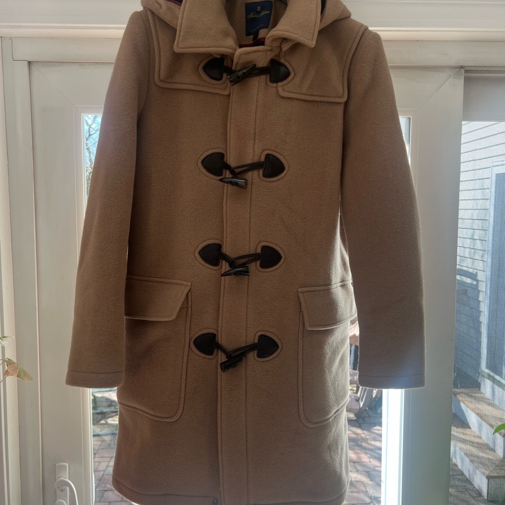 Men's Tan Duffle Coat